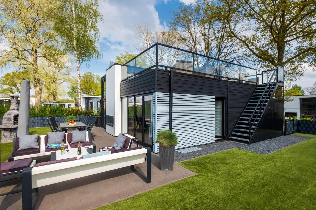 Cube Elite Mit Meerblick Am Strand Im Europarcs Bad Hoophuizen Hulshorst Exterior photo
